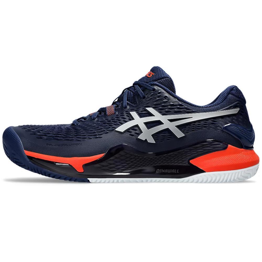 Big Sale Sepatu Running Tennis Asics Gel Res0Luti0N 9 Clay Blue Expanse Pure Silver Original
