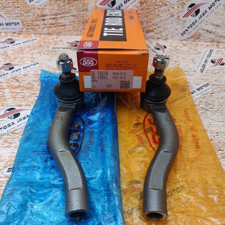 Tie Rod Tierod Terot Yaris Bakpao New Vios Limo 2007 20 2009 2010 2011 2012 2013 555 japan set