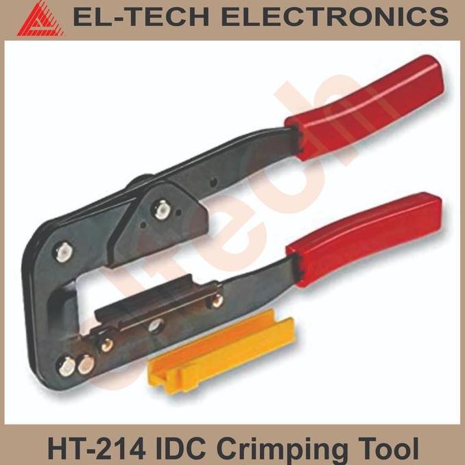 Promo HT-214 IDC Crimping Tool Alat Pemasang Konektor Ke Flat Kabel Diskon