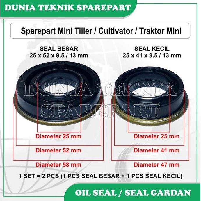 OIL SEAL MINI TILLER / OIL SEAL GARDAN / OIL SEAL CULTIVATOR / OIL SEAL TRAKTOR MINI / OIL SEAL TRAK