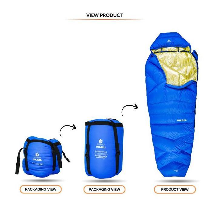 BOGABOO Sg bag goose down OMNI HEAT ASLI BULU ANGSA 100 % FP 0 - slegbag musim dingin - SGBAG water 
