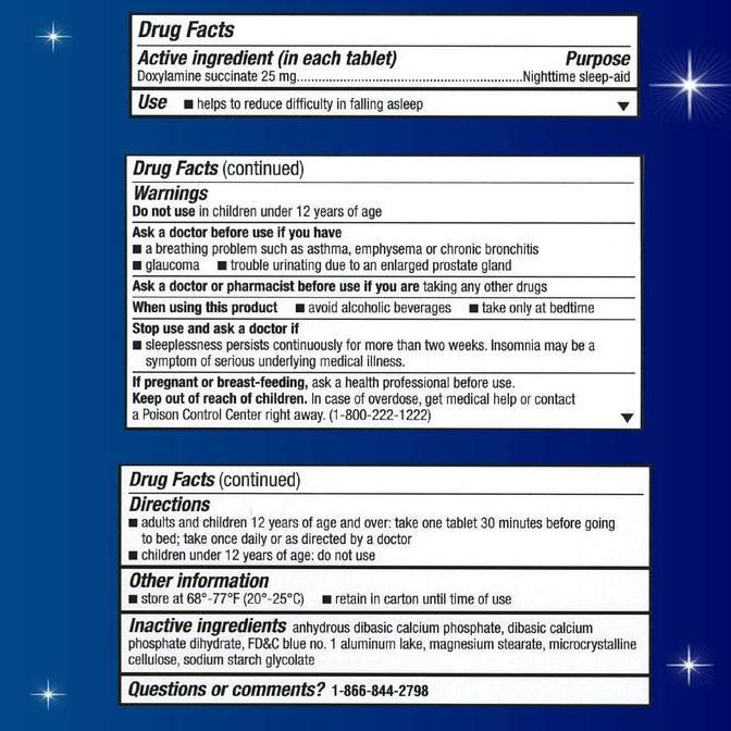 Grildd- Unisom Sleeptabs Sleepgels Sleep Aid Diphenhydramine Insomnia Usa