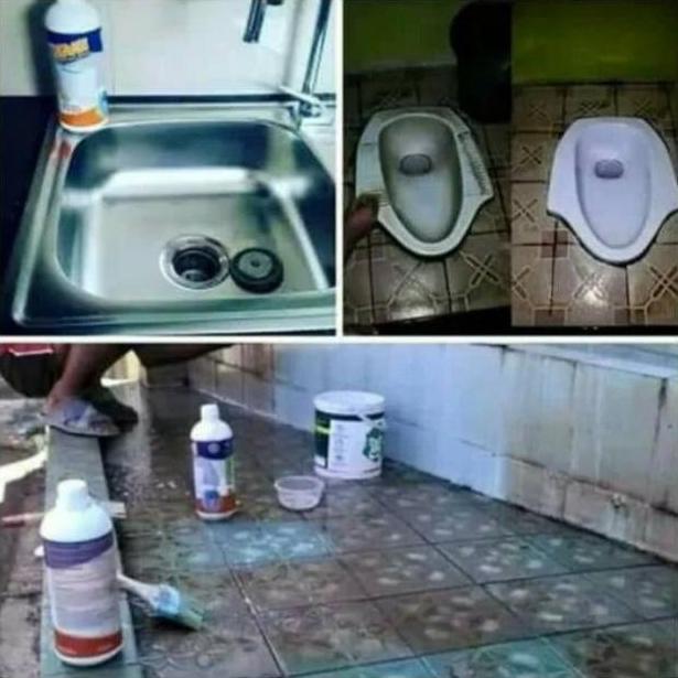 Faaz Cleaner 1000Ml Pembersih Kerak Keramik Kamar Mandi Toilet Contact Cleaner Porcelain Sikat Stain