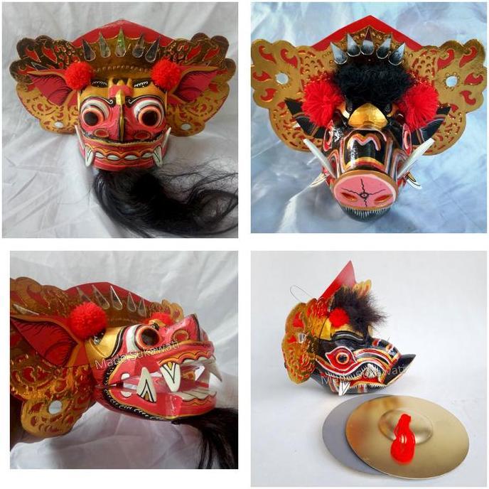 @#@#@#] Kepala barong khas bali mainan anak hiasan Barong ket macan bangkung dekorasi
