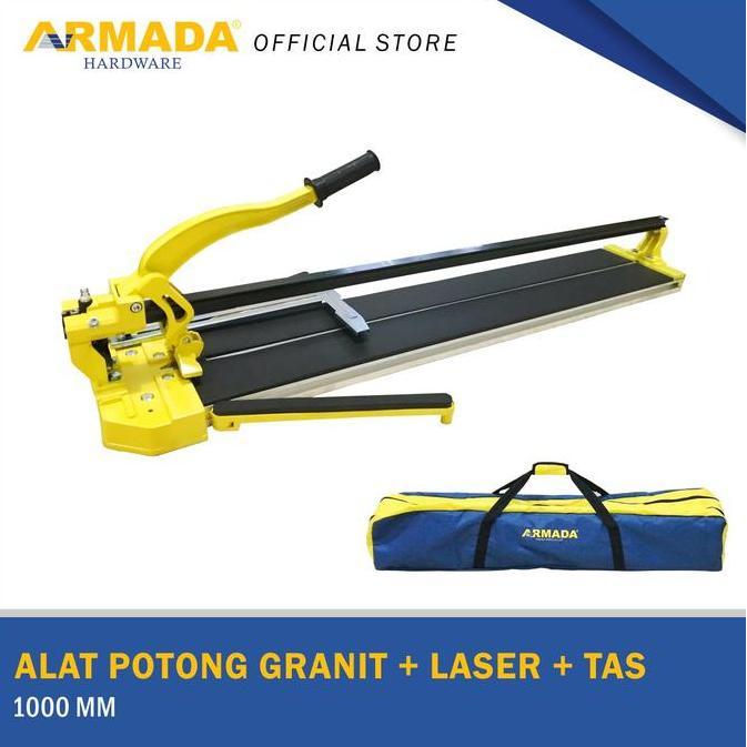 Promo Alat Potong Granit ARMADA Pemotong Keramik 100CM GRATIS Tas - Alat Potong Laser Manual Tile Cu