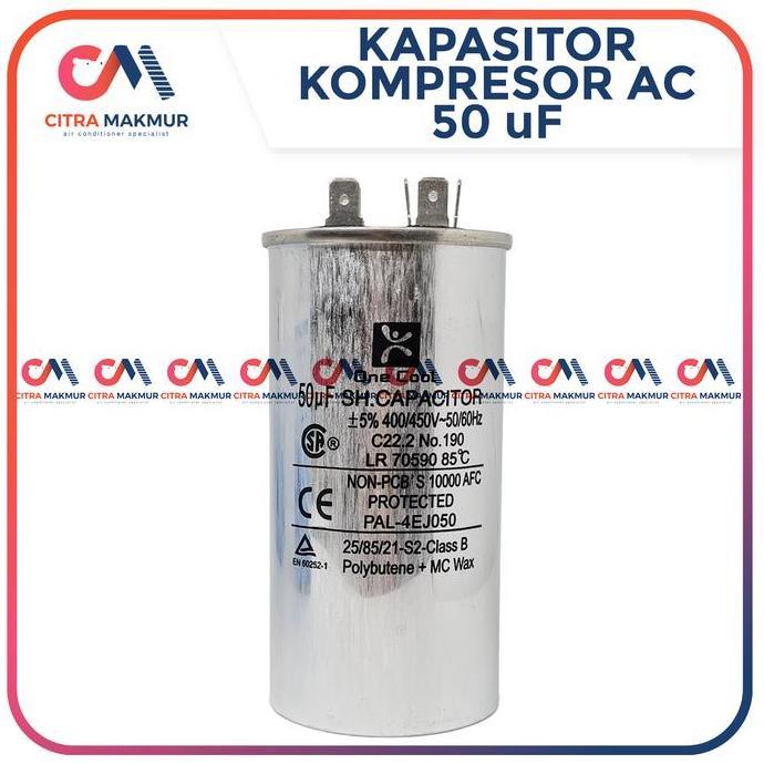 Kapasitor AC 50 uF Capasitor Outdoor Kompresor Panasonic 2 2,5 pk Aux TERMURAH