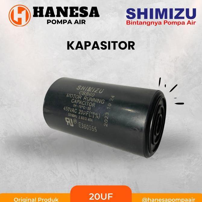 Promo KAPASITOR SHIMIZU 20 UF / SHIMIZU CAPACITOR 20 UF Diskon