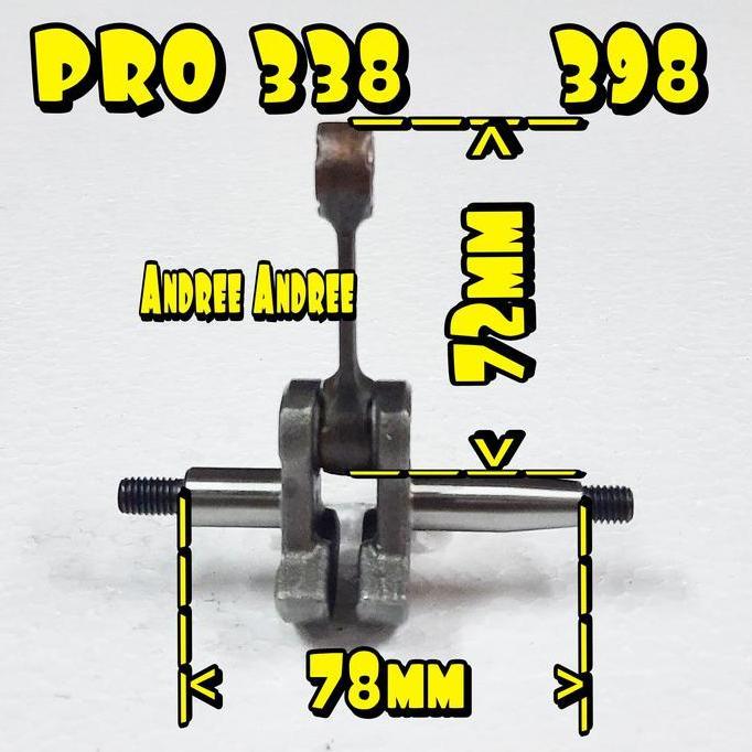 ;&;&;&;&] Pro 338 Crankshaft utk mesin Tanaka SUM 338