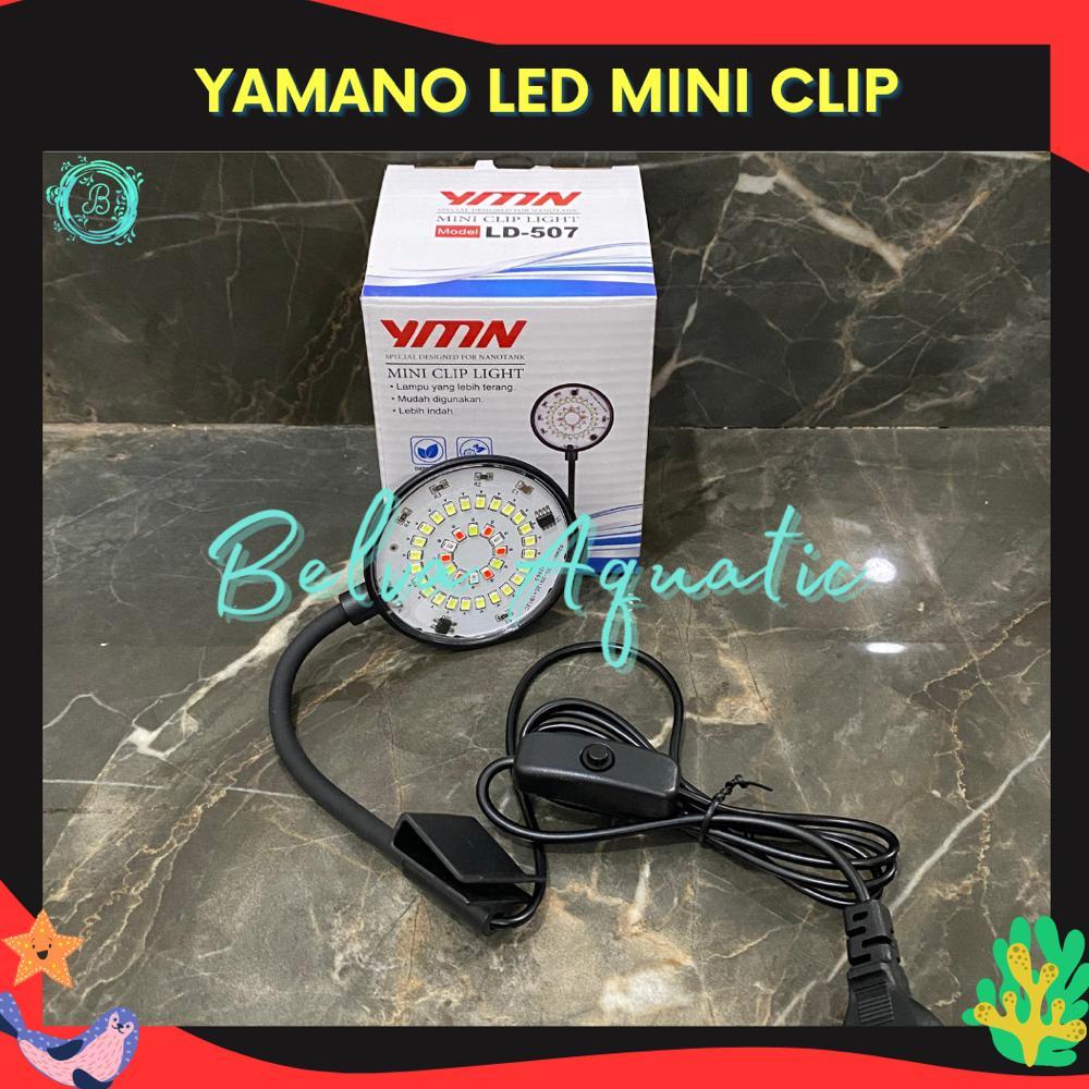 LED JEPIT AQUARIUM KECIL YAMANO LED 5 WATT Lampu Jepit Aquarium Bisa Ganti Warna