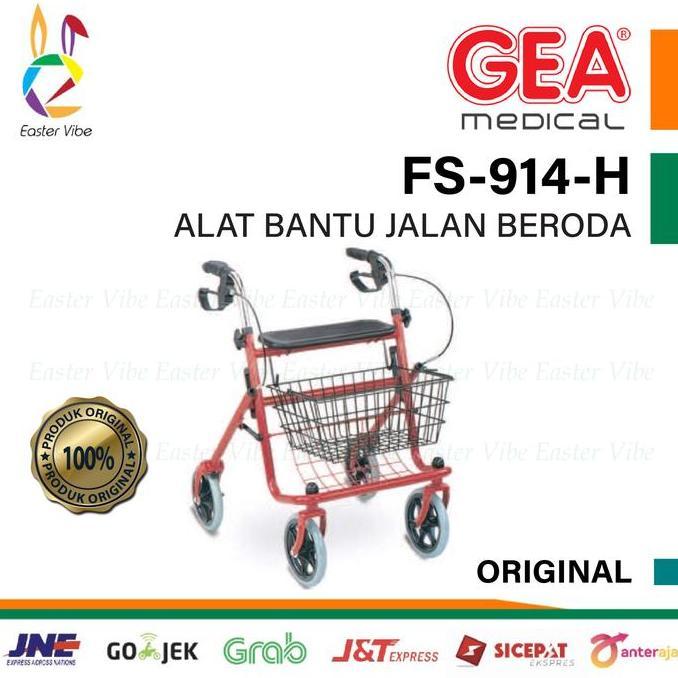 GEA FS914H FS 914 H WALKER ROLLATOR RODA ALAT BANTU JALAN