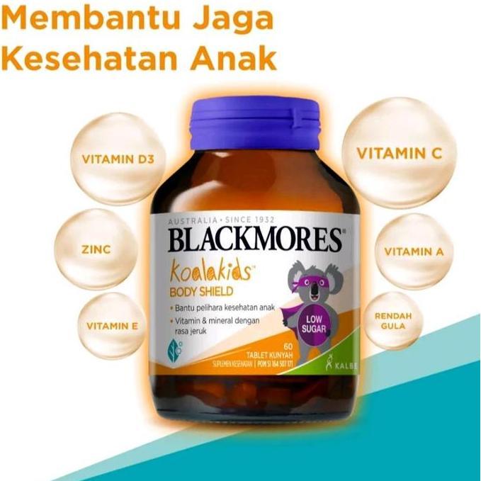 Vitbreak- Blackmores Kids Body Shield Isi 60 Tablet / Blackmores Vitamin Anak-Anak Menjaga Kesehatan