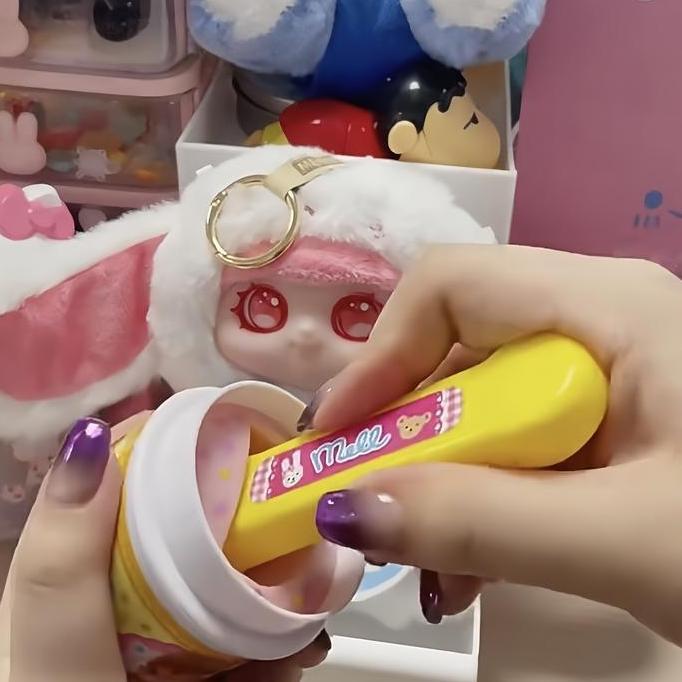 Mell Chan Pudding Stroberi Mainan Asesoris Boneka Mell Chan Baby Food Makanan Bayi Mainan Puding Jep