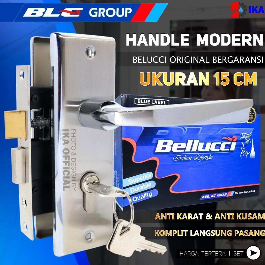 PROMO Kunci Pintu Bellucci Kecil 15cm | Handle Komplit / Kunci Pintu Set Bellucci / Kunci Pintu Bell