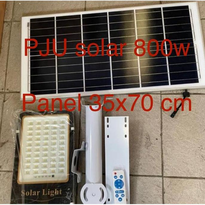 lampu jalan tenaga surya 800 watt 800w solar panel besar PJU solar 800