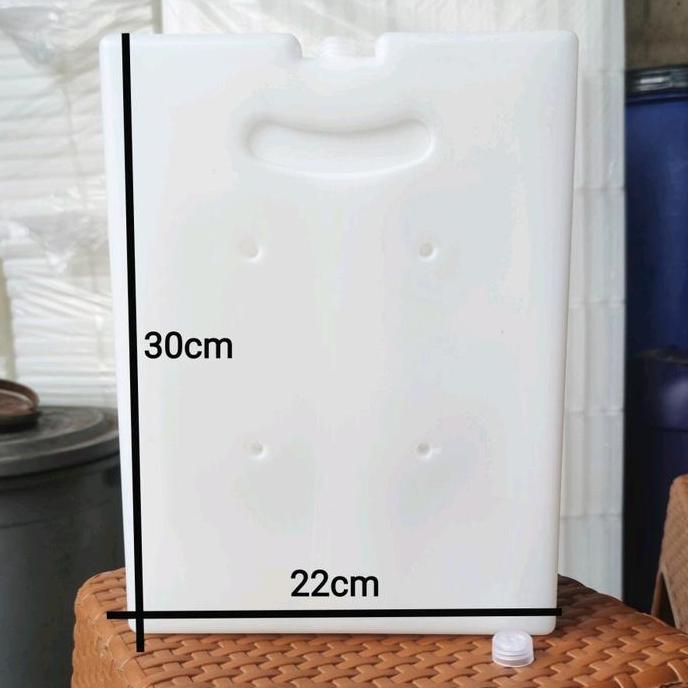 Sekarangkirim- Botol Ice Pack Besar 30X22X3Cm Botol Kosong + Tutup, Tanpa Kunci Dan Tanpa Isi
