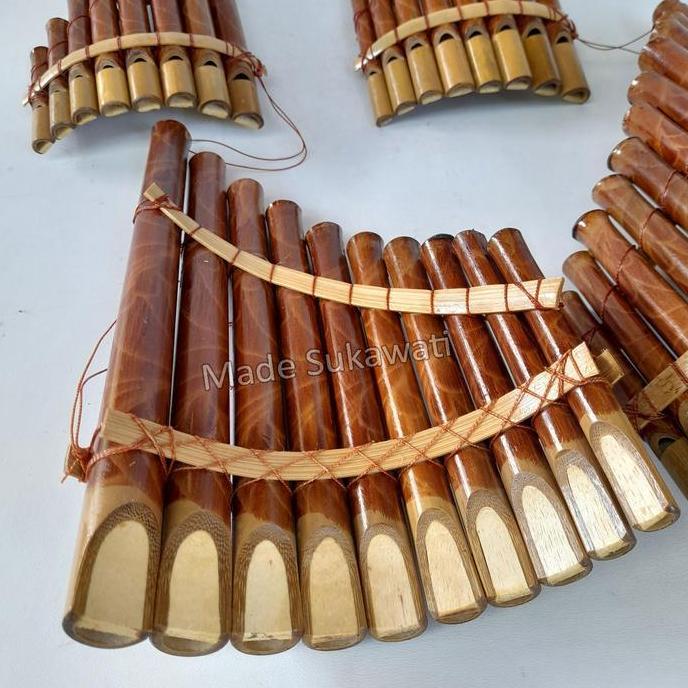 <<<<<] Alat musik tiup Harmonika bambu