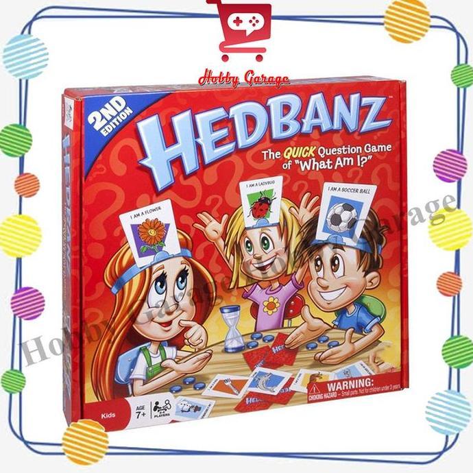 Promo Hedbanz guesz who am i family games mainan keluarga tebak kata Diskon