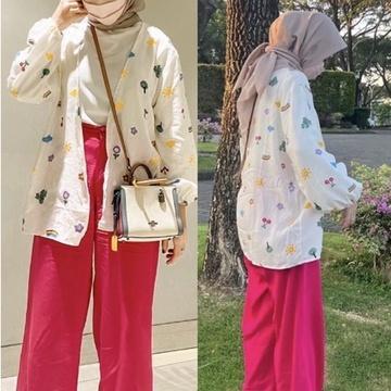 Kiyowo Outer Motif Jumbo Xxl | Kiyowo Outer | Kiyowo Motif | Cardi Kiyowo
