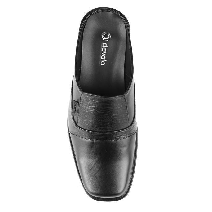 DB83 >> davalo Sepatu Sandal Selop Bustong Pria  Kulit Sapi Asli Hitam Noordia Handmade Cibaduyut Sh