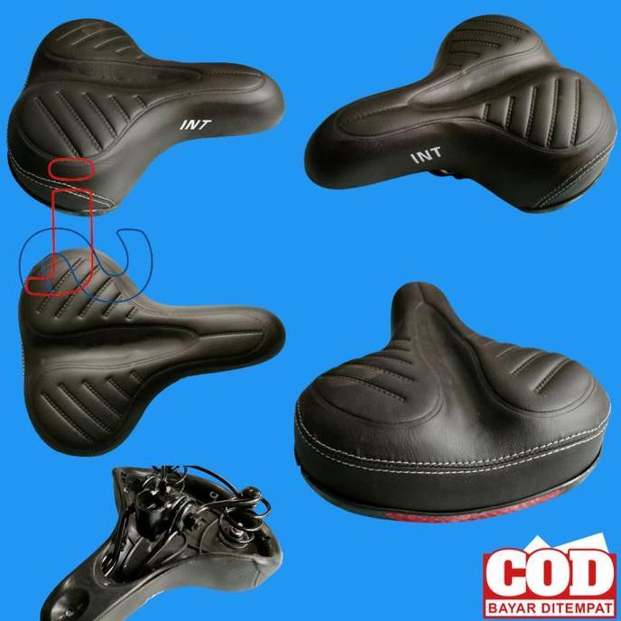 Sadel/Jok Sepeda Mini keranjang Lebar Jok Sepeda Pegas/Per/Spring