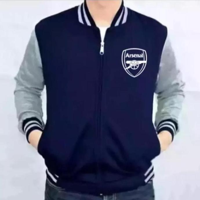 DF14 - JAKET BASEBALL ARSENAL PREMIUM TERBARU//JAKET ARSENAL TERBARU