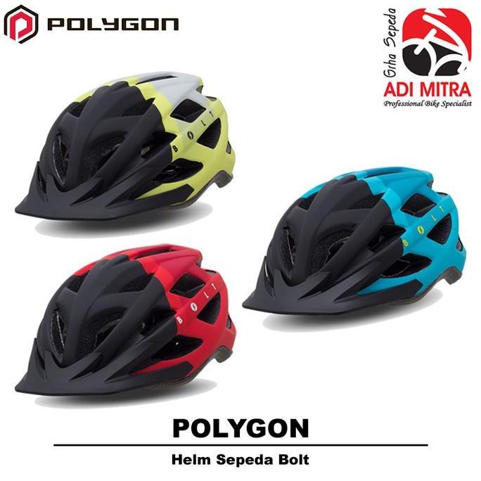 Helm Sepeda Polygon Bolt Helmet Sepeda MTB