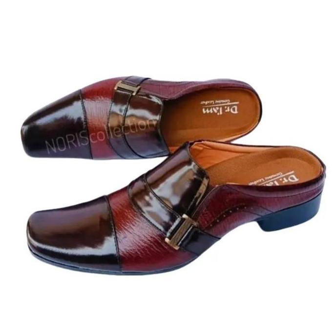 DI21 - Sepatu Bustong Pria Kulit Asli Bustong Pantofel Bustong Formal Pria B6015 Shoes