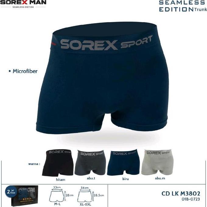 DR168 >> CD Celana Dalam Sorex Man Boxer Sorex Pria Celana Dalam Pria