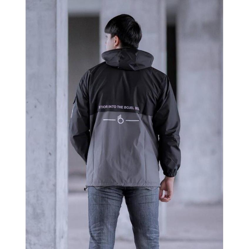 DF41 >> JAKET PARASUT PRIA DISTRO 2023 WATERPROOF MODEL NASA M L XL 100% ORIGINAL THE BOJIEL / JACKE