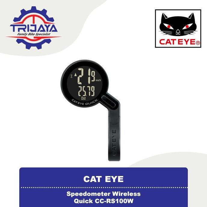 Cateye Quick Wireless Speedometer Sepeda CC-RS100W