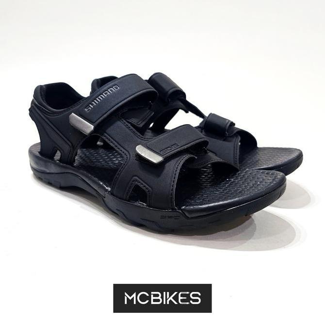 Shimano SH-SD501 SPD-Compatible Cleat Cycling Sandal - Black