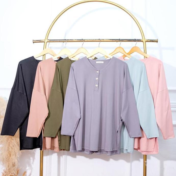 JV Hasanah Setelan Rayon Spandex Rok dan Kulot Jumbo - JV Hasanah Gamila Rayon Spandex Set Rok and C