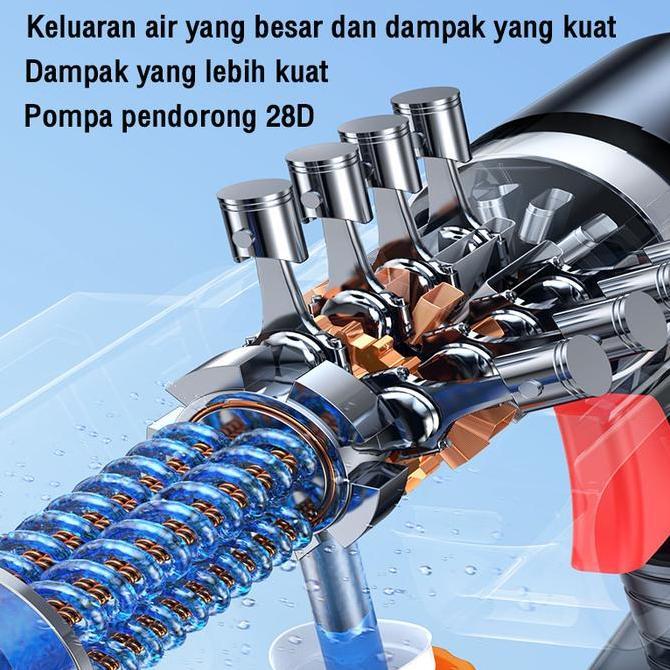 Langsungbersih- Reaim 688V 250Bar Mesin Cuci Steam Mobil Dan Motor Baterai /Jet Cleaner / Alat Steam