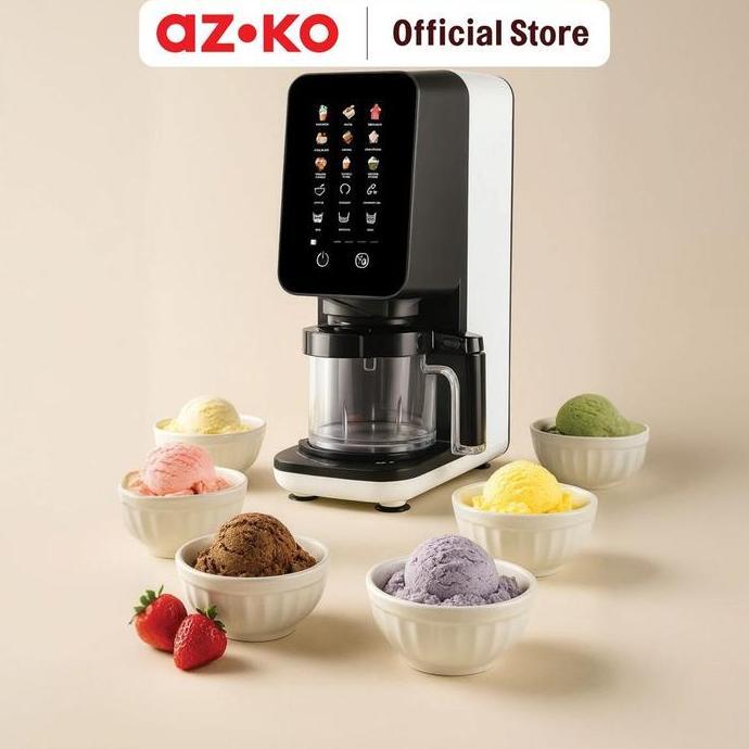 NEW AZKO Klaz 450 ml Culinapro Ice Cream Maker - Hitam Mesin Es Krim Ice Cream Machine Pembuat Es Kr