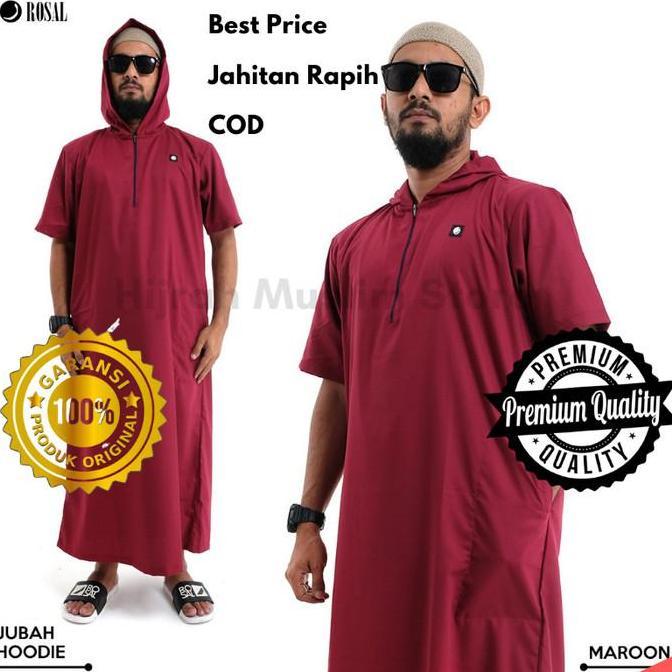 Jubah Gamis Pria/Jubah Pria Muslim/Busana Muslim Pria/ Baju Jubah Pria