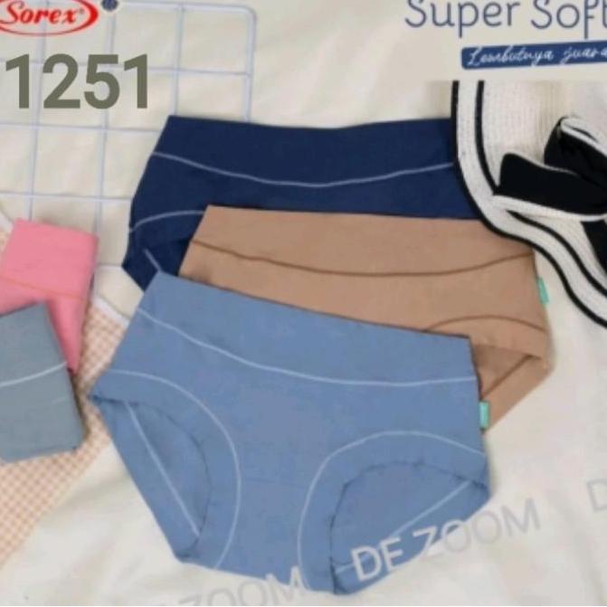 Cd Wanita Cutting Mini Dewasa Sorex 1251 Bahan Spandex Super Soft Semi Boxer