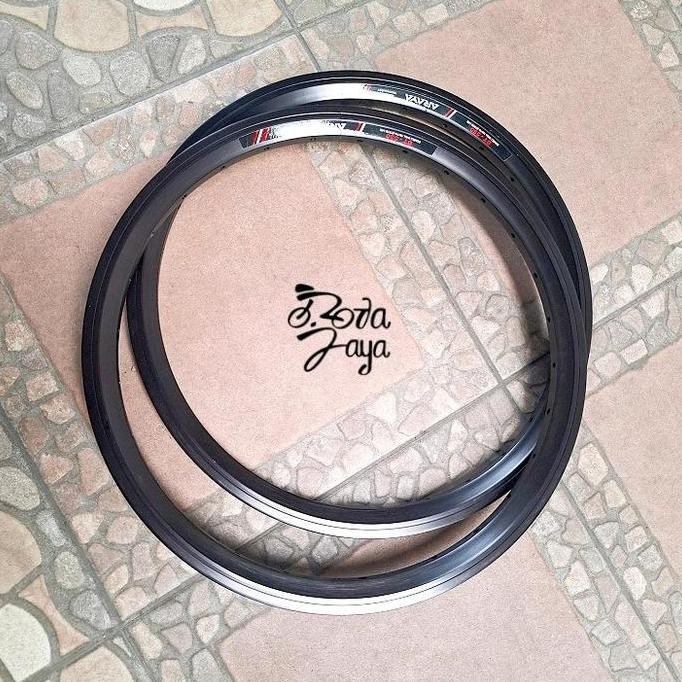 VELG - RIMS ARAYA BT550 16 x 1 3/8 28 hole HITAM