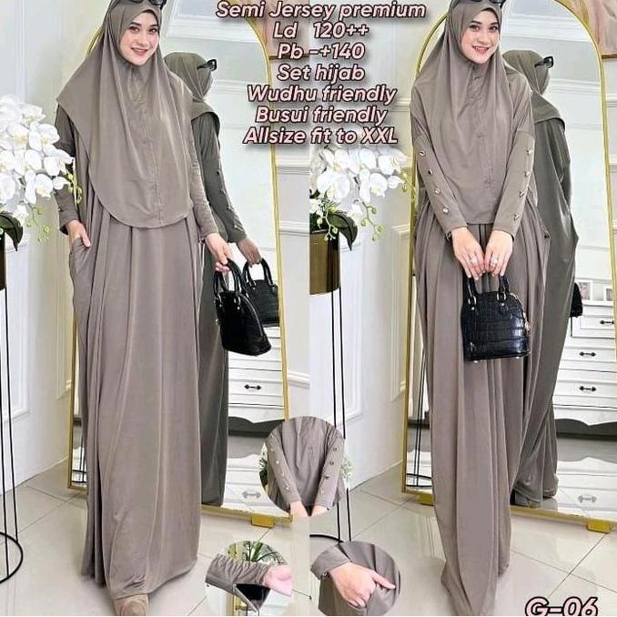 Gamis inara wudhu friendly