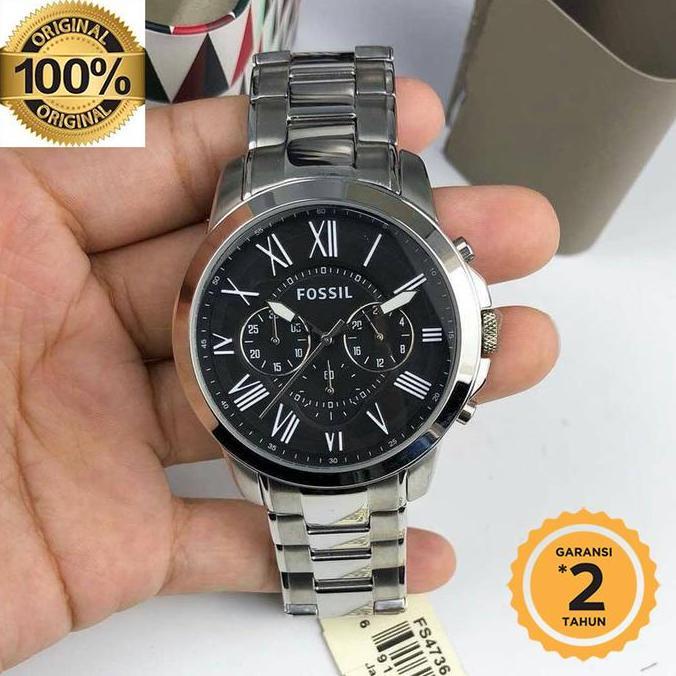 FS4736 Chronograph Black Dial Stainless Steel Strap terlaris