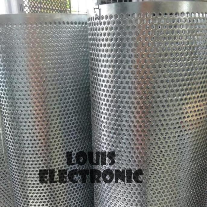 HARGA DISC - Jaring Speaker Hexagonal Segi Enam Grill Speaker Ram Besi 120 X 240 Cm