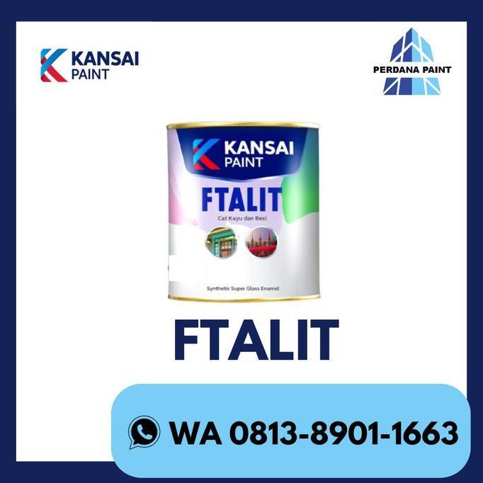 CAT FTALIT (5 KG) - CAT MINYAK UNTUK KAYU / BESI (SUPER WHITE / 731)