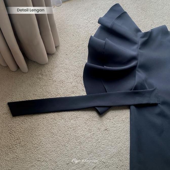 Bynissa - Lidya Outer - Atasan -  Outer - Cardigan - Ruffle - Casual - Ootd Hijab - Kampus - Kantor 