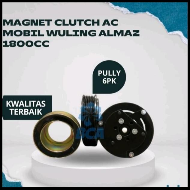 DISKON MAGNET CLUTCH WULING ALMAZ PULI PULLEY KOMPRESOR AC WULING ALMAZ ALMAS