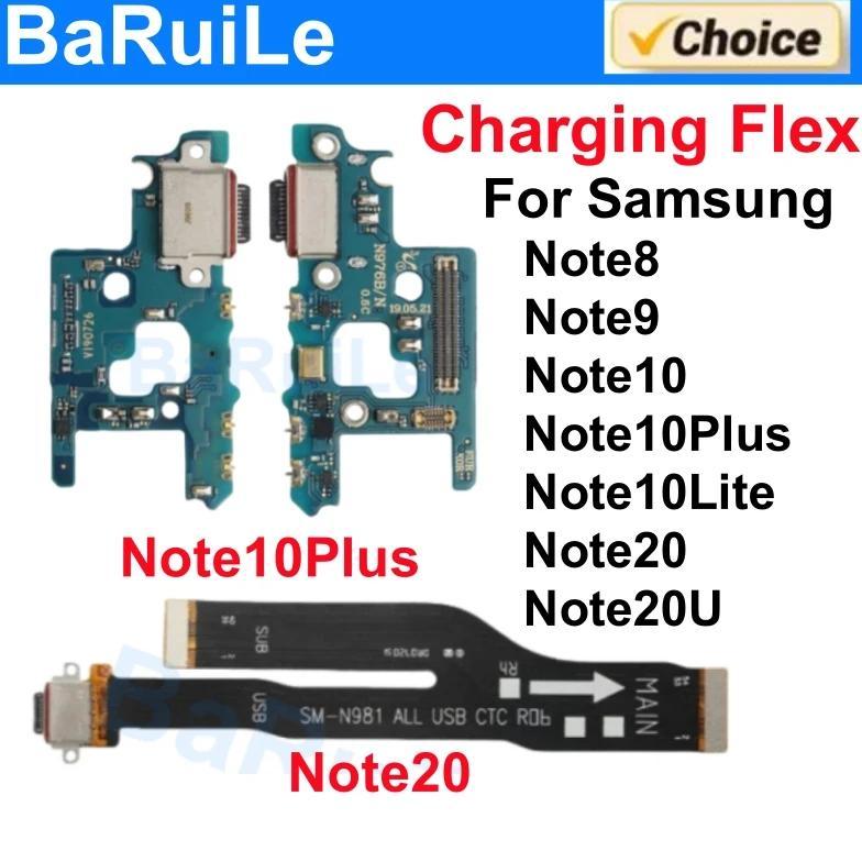 BaRuiLe Charging Port Board Dock Flex Cable For Samsung Galaxy Note 20 Ultra Note 10 Plus 8 9 Lite S
