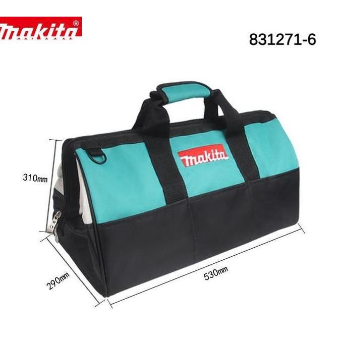 MAKITA Tas Alat Perkakas Multifungsi - Tas Alat Tukang Listrik Serbaguna Kuat Kokoh