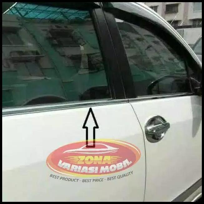 TERLARIS LIST KACA SAMPING KIJANG NEW KAPSUL LGX 1997 - 2004 CHROME BESI 