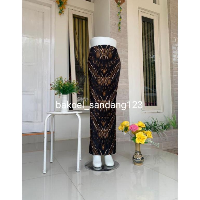 HOT Rok  Batik Plisket batik yang lagi viral Plisket murah rok batik plisket termurah   Ory Bakoel_S