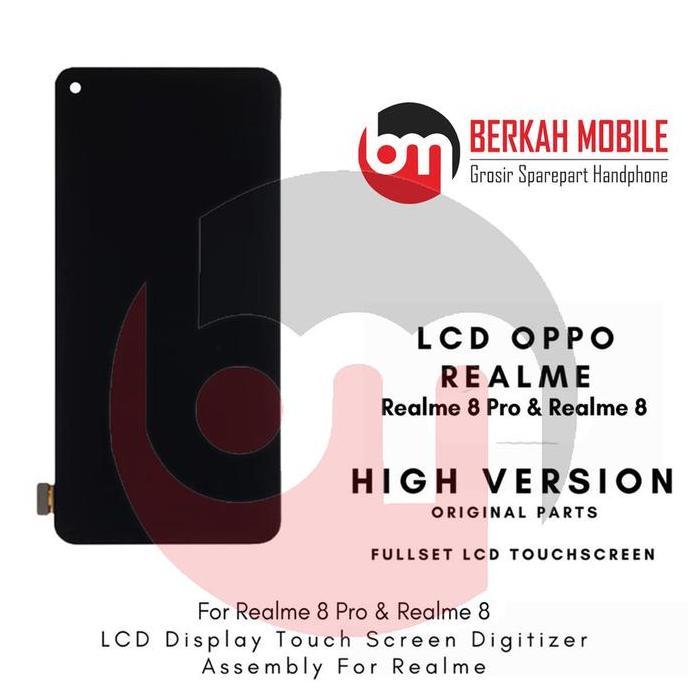 Allthebest- LCD Oppo Realme 8 Pro / Realme 8 4G ORIGINAL Fullset Touchscreen