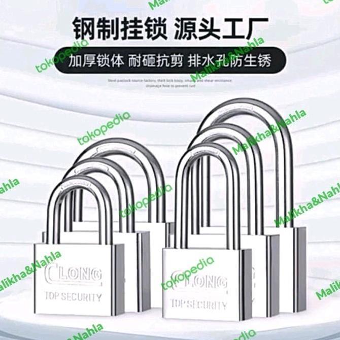 AEROSHON GEMBOK PAGAR BESAR LEHER PANJANG 60MM GEMBOK MOTOR GEMBOK RUMAH GEMBOK