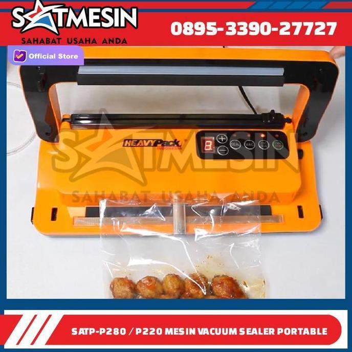 Vakum Sealer Vacum Seal Manual Basah Dn Kering Dz-P280 Satmesin Dz-280